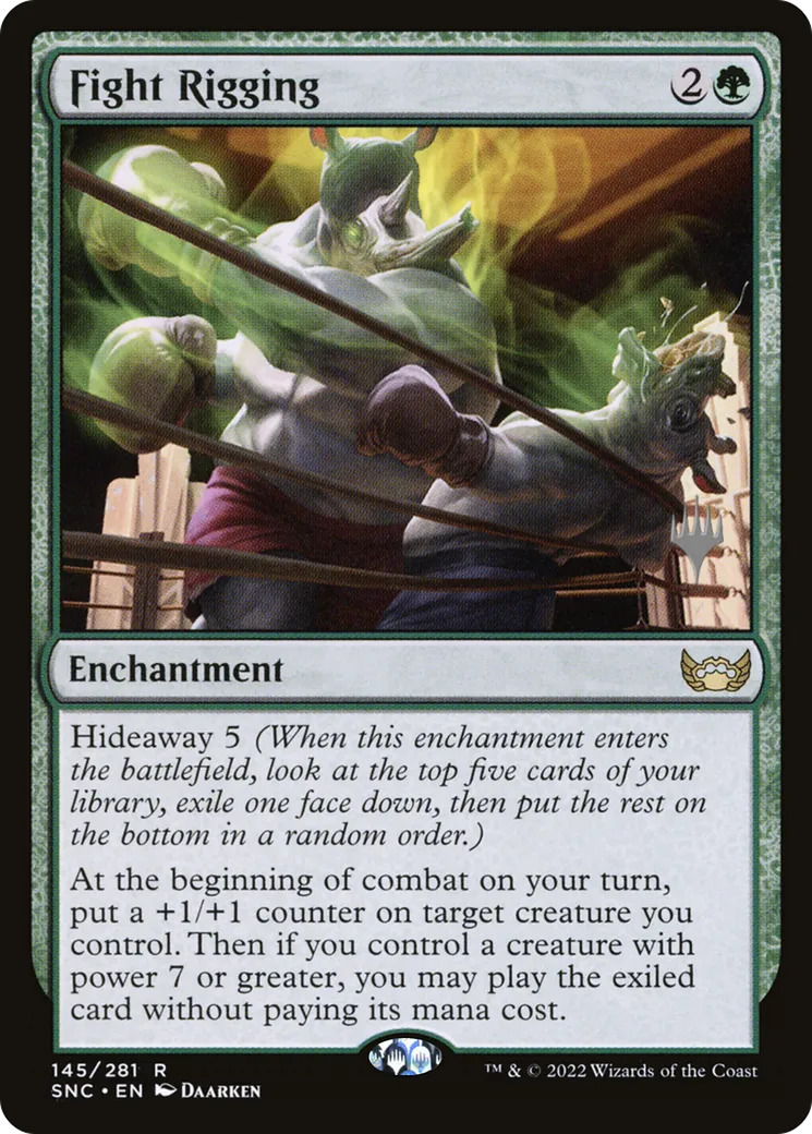 Fight Rigging — Streets of New Capenna Promos — Magic: The Gathering