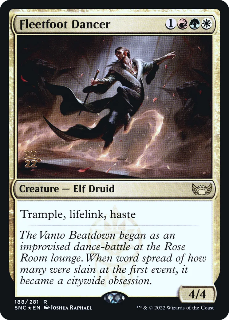 Fleetfoot Dancer — Streets of New Capenna Promos — Magic: The Gathering