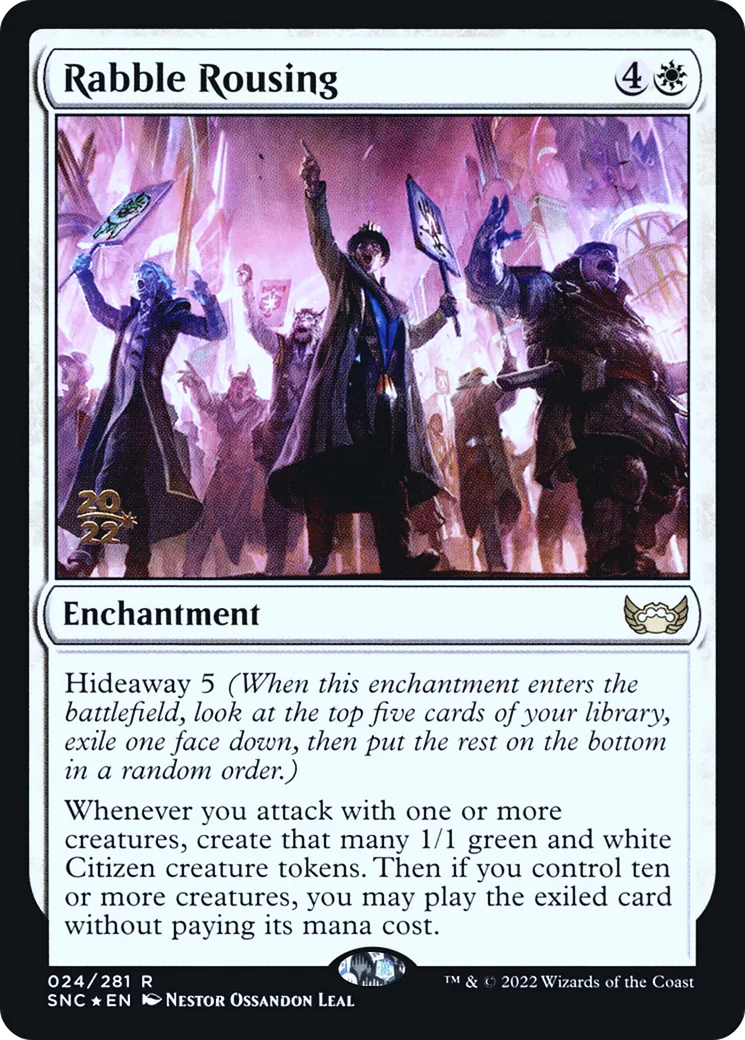 Rabble Rousing — Streets of New Capenna Promos — Magic: The Gathering