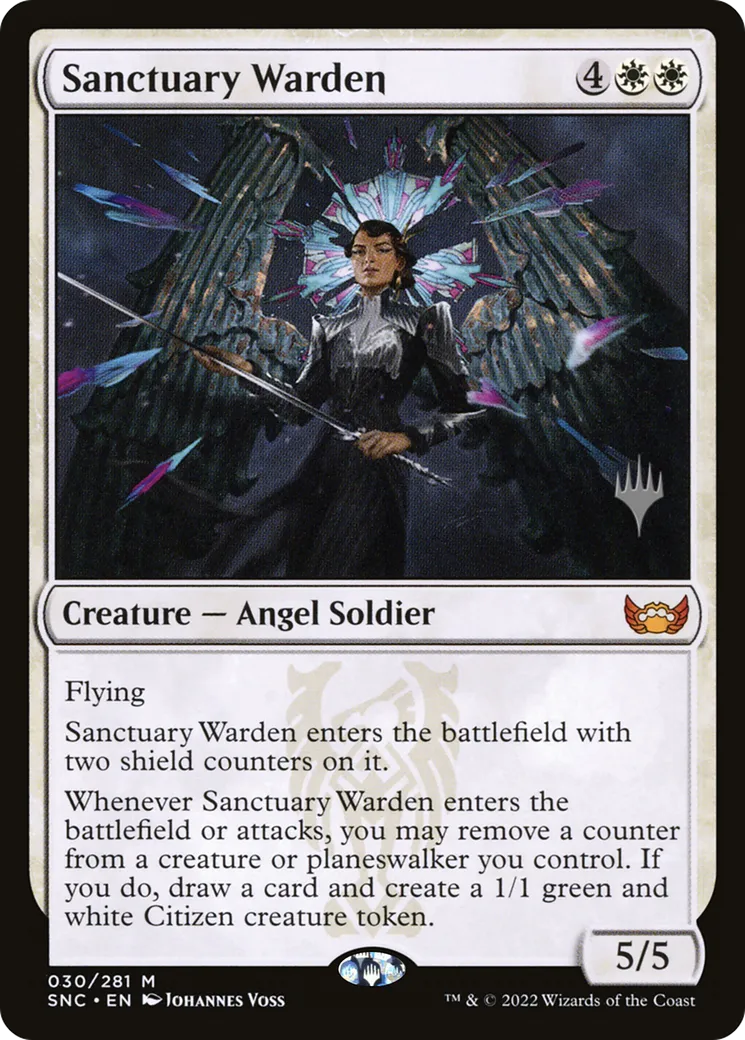 Sanctuary Warden — Streets of New Capenna Promos — Magic: The Gathering