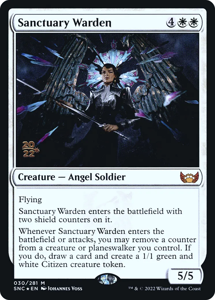 Sanctuary Warden — Streets of New Capenna Promos — Magic: The Gathering