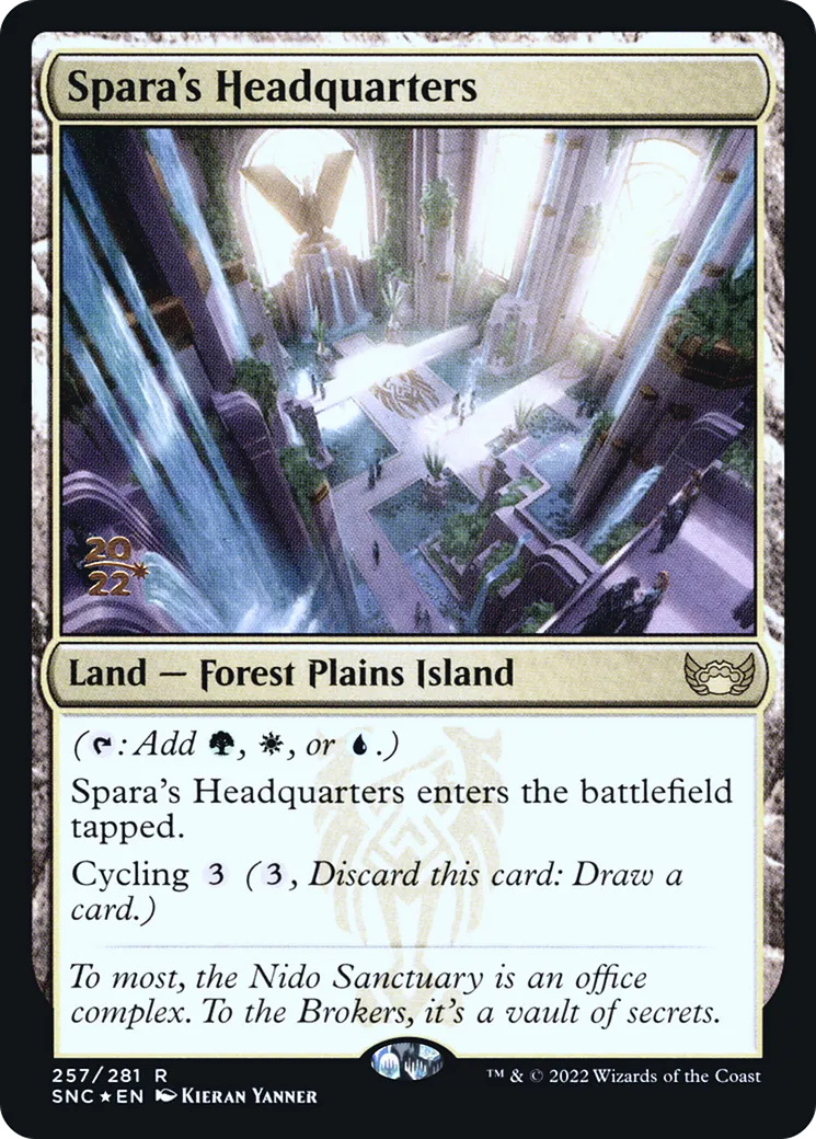 Spara's Headquarters — Streets of New Capenna Promos — Magic: The Gathering