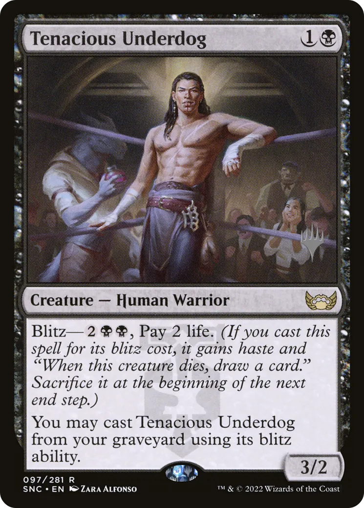 Outsider tenace — Streets of New Capenna Promos — Magic: The Gathering