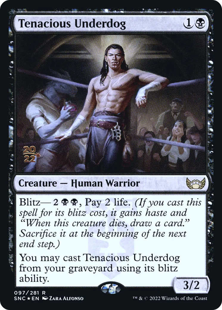 Tenacious Underdog — Streets of New Capenna Promos — Magic: The Gathering