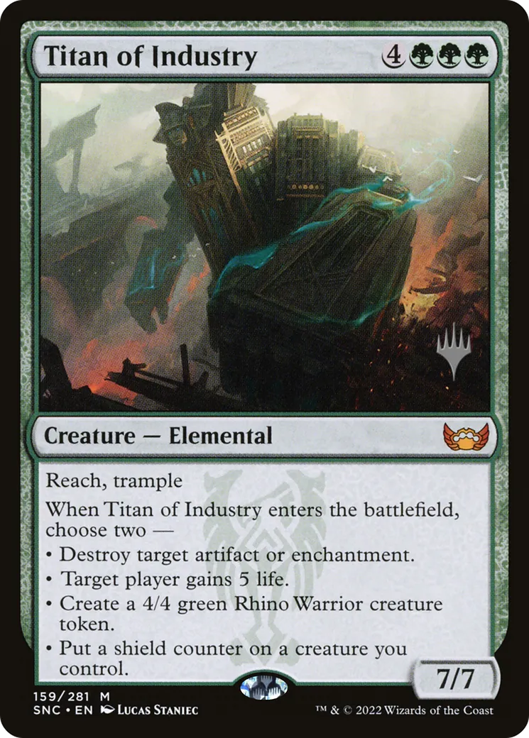 Titan of Industry — Streets of New Capenna Promos — Magic: The Gathering