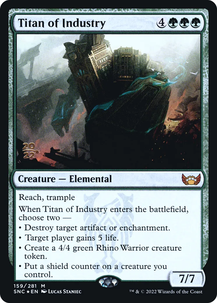 Titan of Industry — Streets of New Capenna Promos — Magic: The Gathering