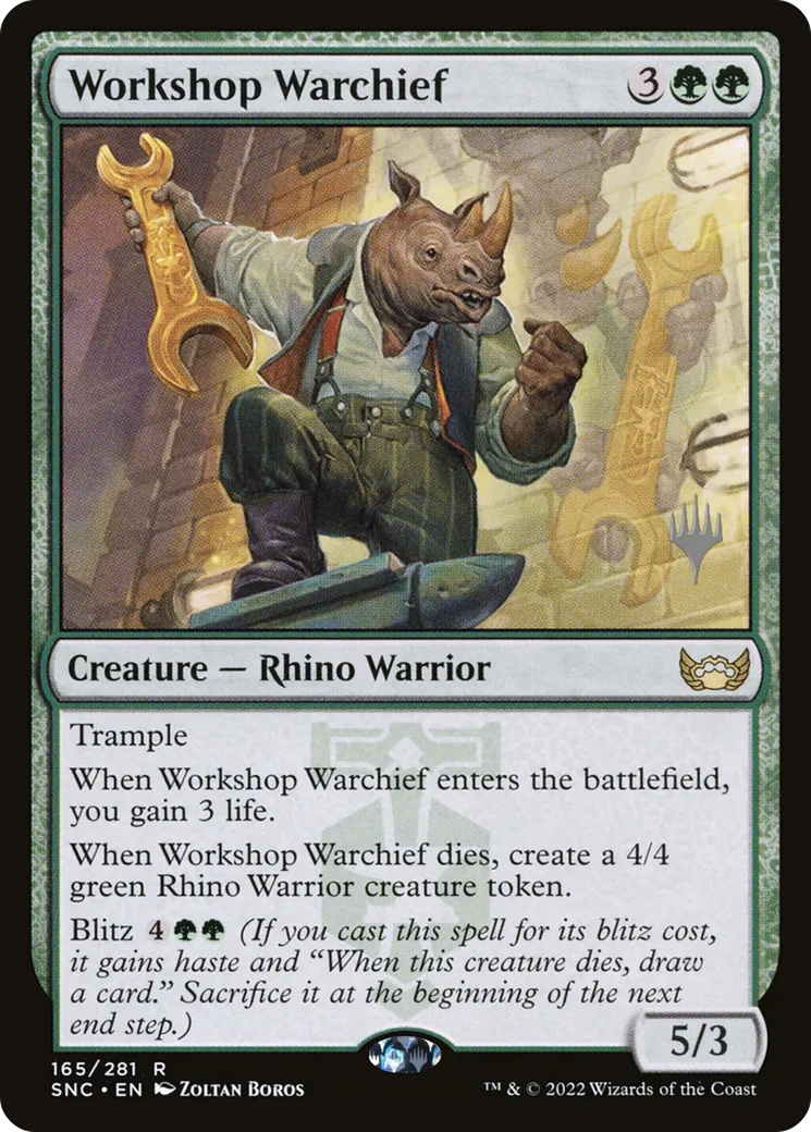 Chef de guerre d'atelier — Streets of New Capenna Promos — Magic: The Gathering