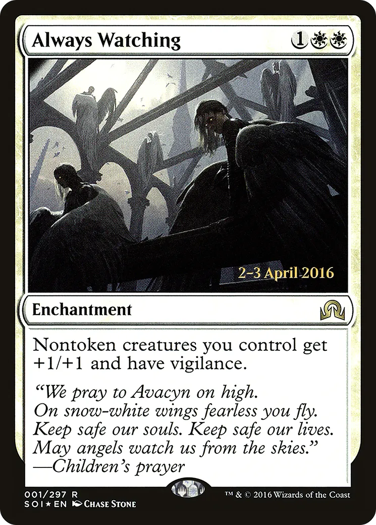 Always Watching — Shadows over Innistrad Promos — Magic: The Gathering