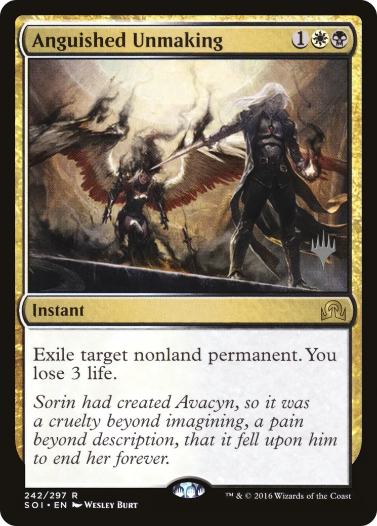 Anguished Unmaking — Shadows over Innistrad Promos — Magic: The Gathering