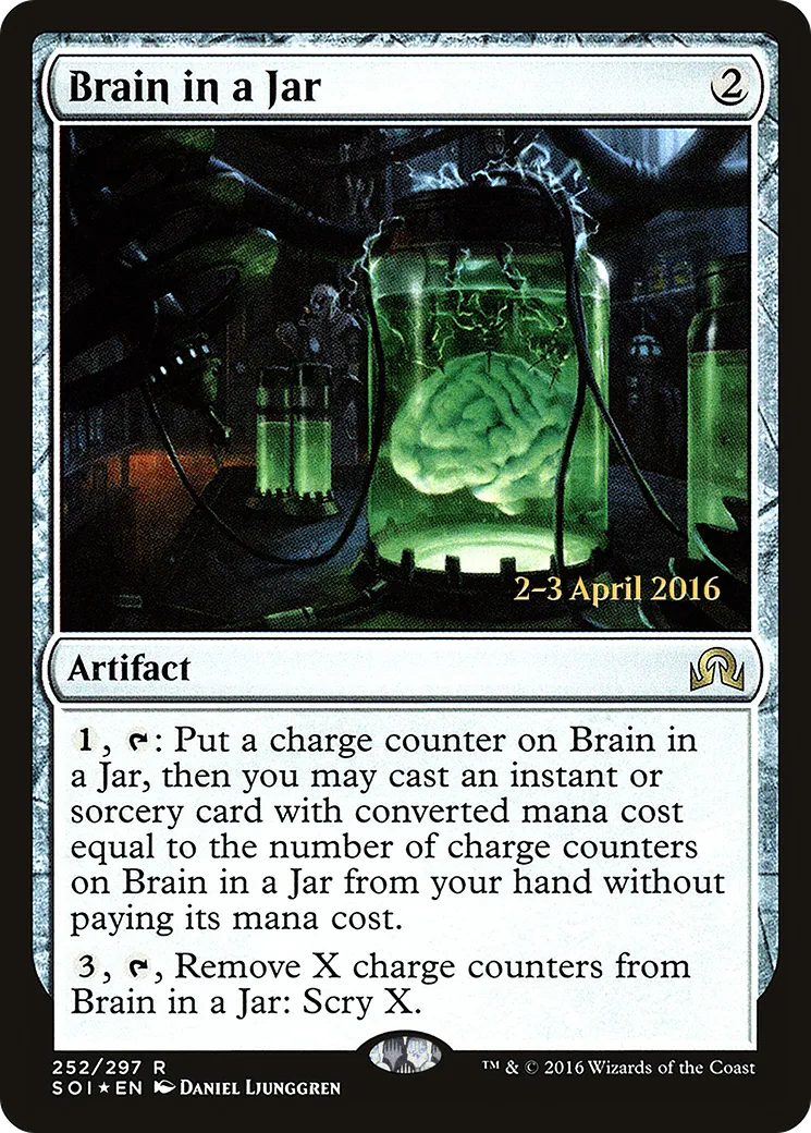 Brain in a Jar — Shadows over Innistrad Promos — Magic: The Gathering