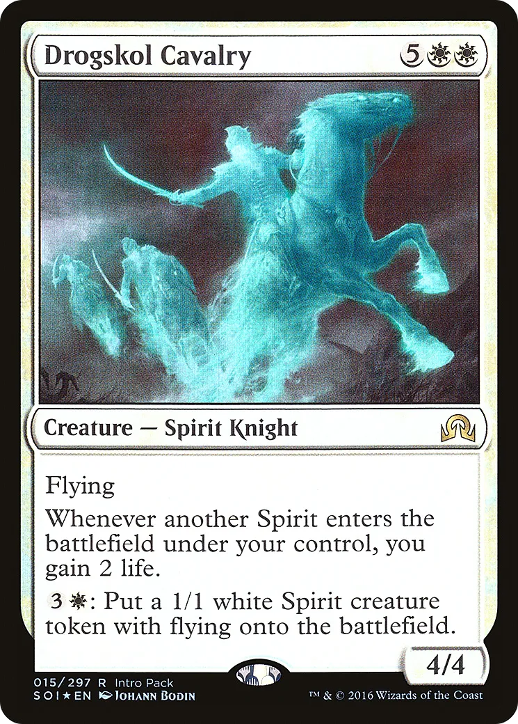 Drogskol Cavalry — Shadows over Innistrad Promos — Magic: The Gathering