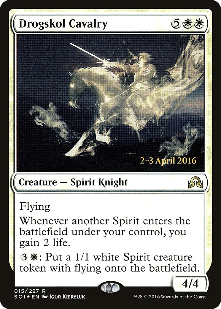 Drogskol Cavalry — Shadows over Innistrad Promos — Magic: The Gathering