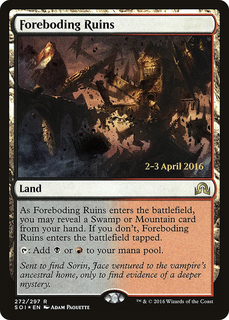 Foreboding Ruins — Shadows over Innistrad Promos — Magic: The Gathering