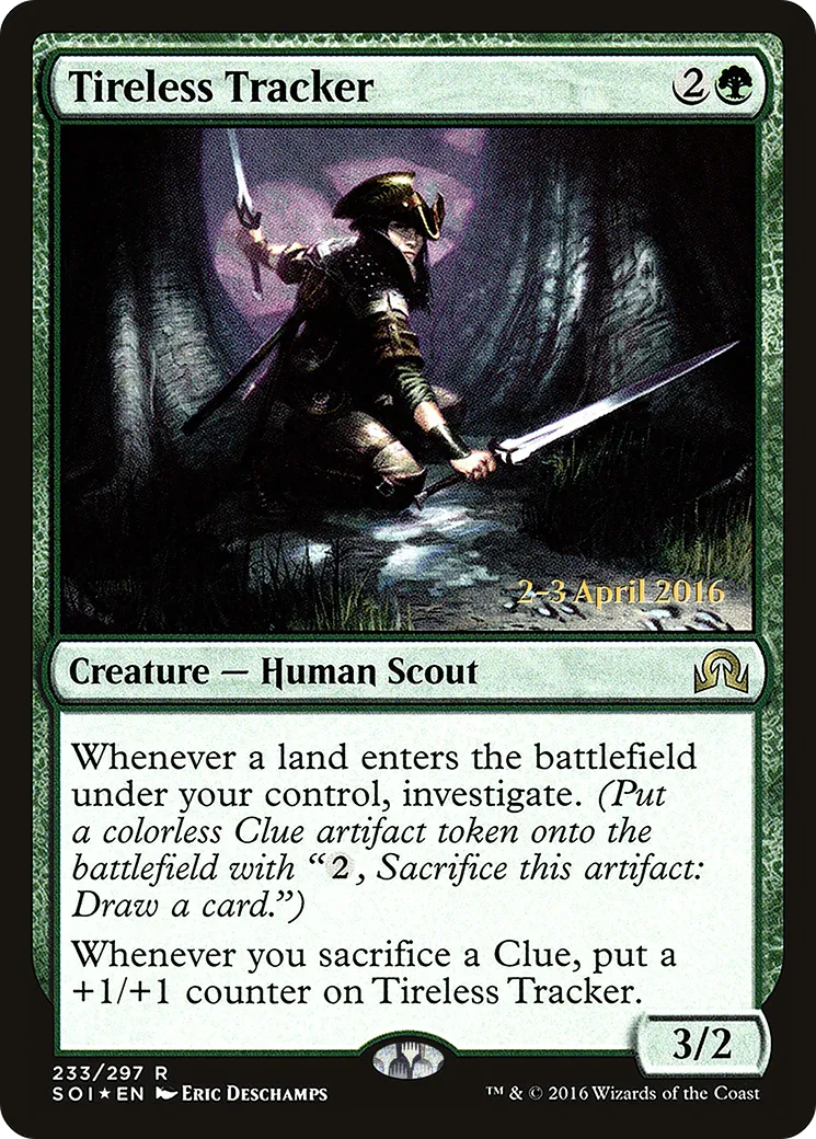 Traqueuse infatigable — Shadows over Innistrad Promos — Magic: The Gathering