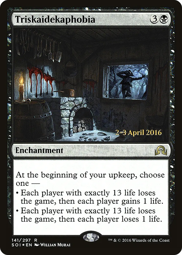 Triskaïdékaphobie — Shadows over Innistrad Promos — Magic: The Gathering