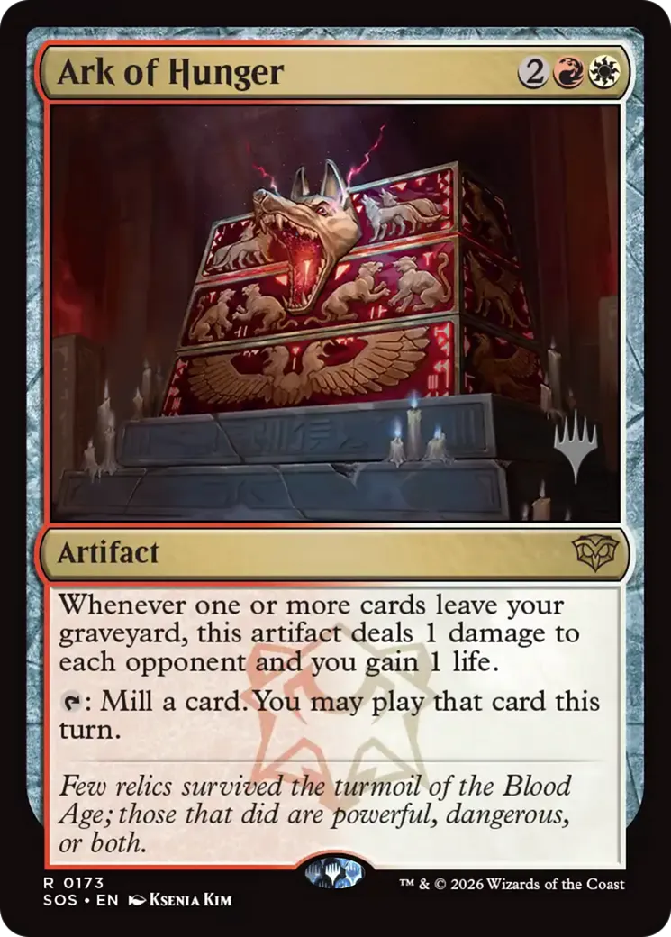 Ark of Hunger — Secrets of Strixhaven Promos — Magic: The Gathering