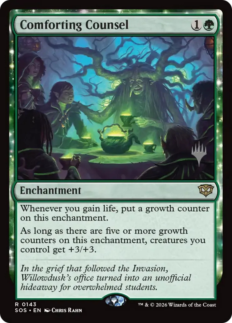 Comforting Counsel — Secrets of Strixhaven Promos — Magic: The Gathering