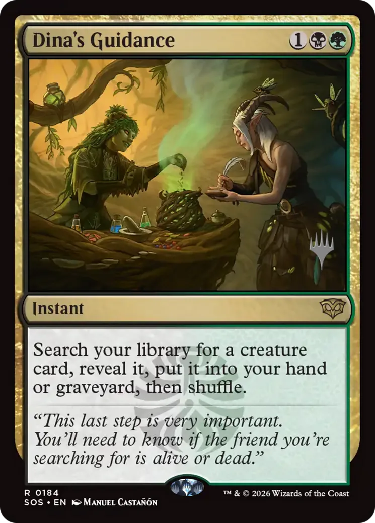 Dina's Guidance — Secrets of Strixhaven Promos — Magic: The Gathering