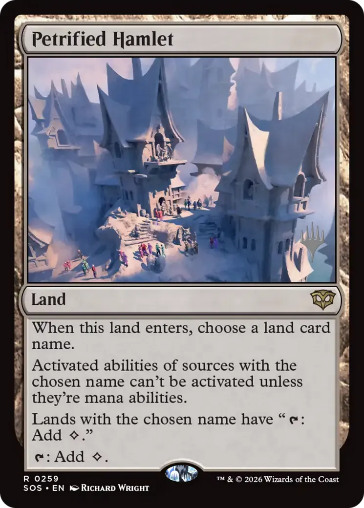 Petrified Hamlet — Secrets of Strixhaven Promos — Magic: The Gathering