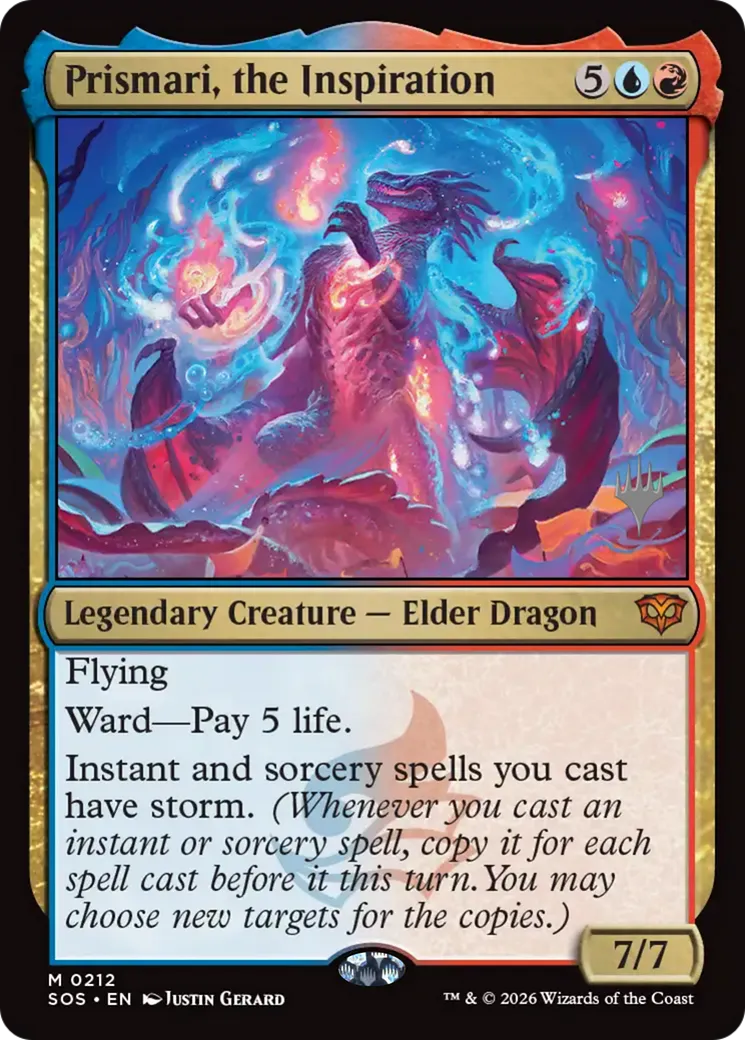 Prismari, the Inspiration — Secrets of Strixhaven Promos — Magic: The Gathering