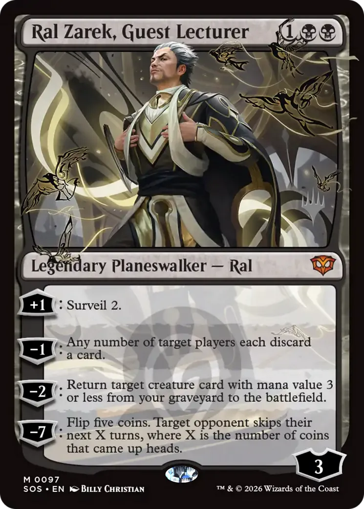 Ral Zarek, Guest Lecturer — Secrets of Strixhaven Promos — Magic: The Gathering