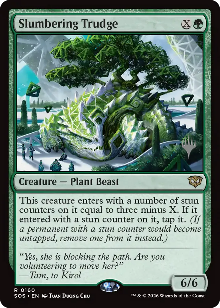 Slumbering Trudge — Secrets of Strixhaven Promos — Magic: The Gathering