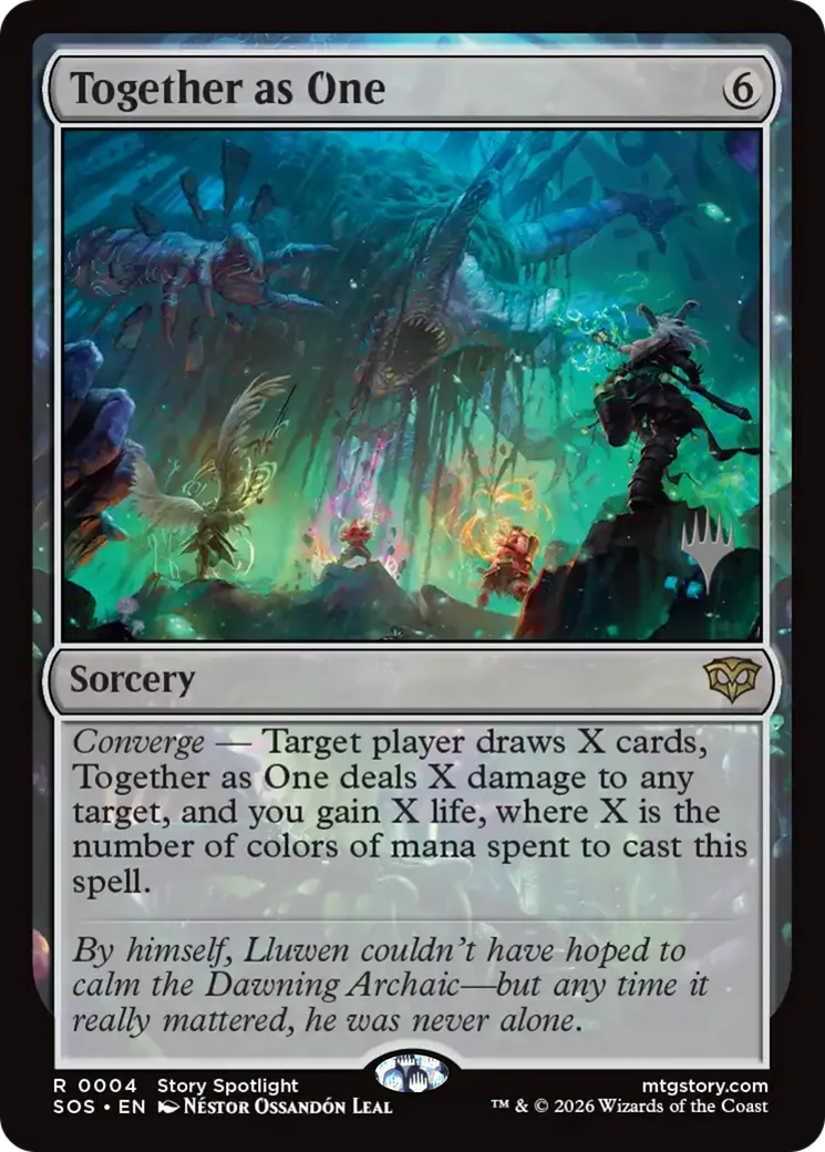 Together as One from Secrets of Strixhaven Promos - Magic: The Gathering
