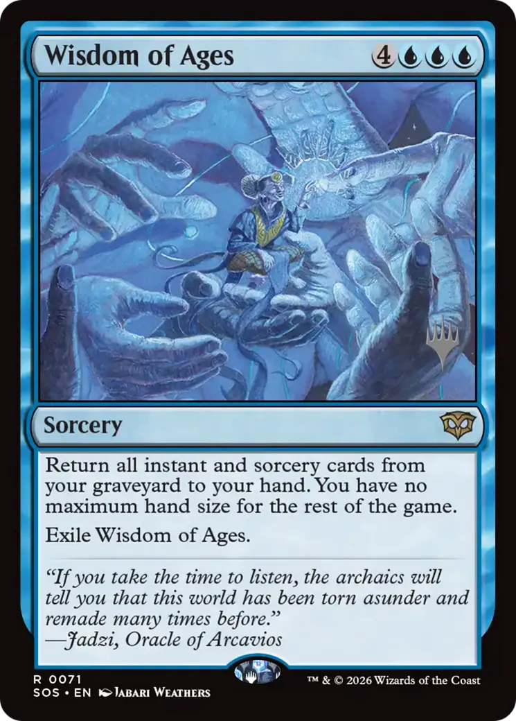 Wisdom of Ages — Secrets of Strixhaven Promos — Magic: The Gathering