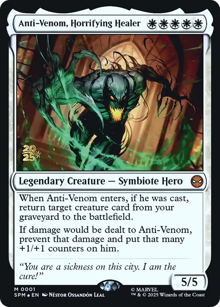 Anti-Venom, Horrifying Healer — Marvel's Spider-Man Promos — Magic: The Gathering
