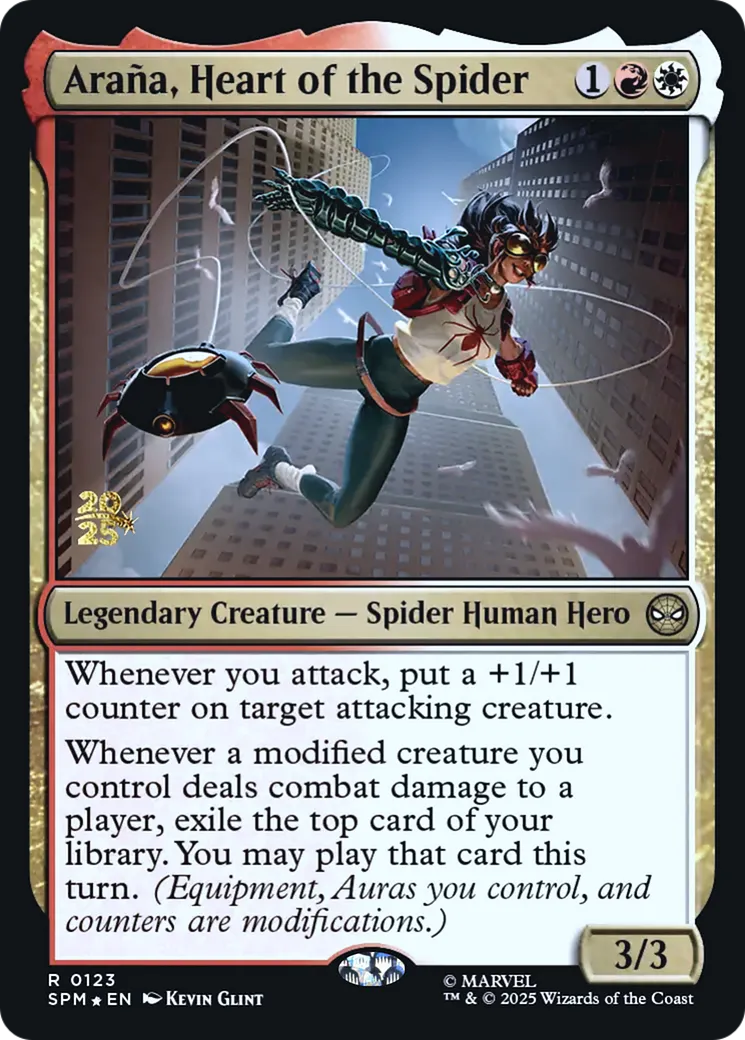 Araña, cœur de l'Araignée — Marvel's Spider-Man Promos — Magic: The Gathering