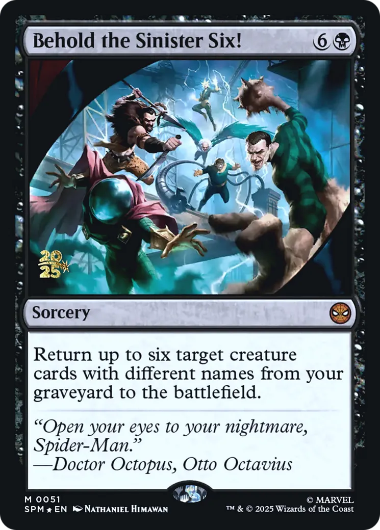 Behold the Sinister Six! — Marvel's Spider-Man Promos — Magic: The Gathering