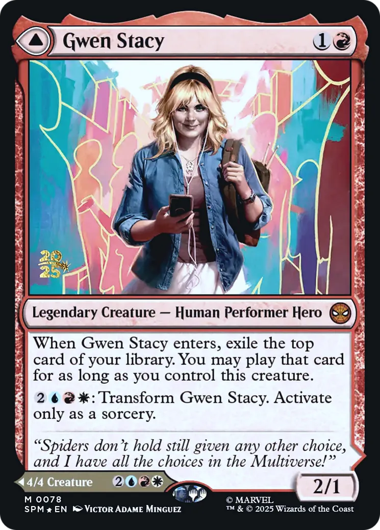 Gwen Stacy // Ghost-Spider — Marvel's Spider-Man Promos — Magic: The Gathering