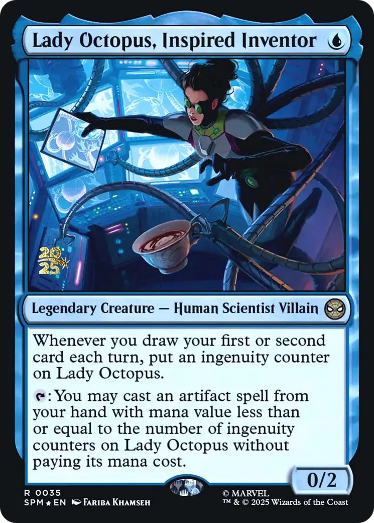 Lady Octopus, inventrice inspirée — Marvel's Spider-Man Promos — Magic: The Gathering