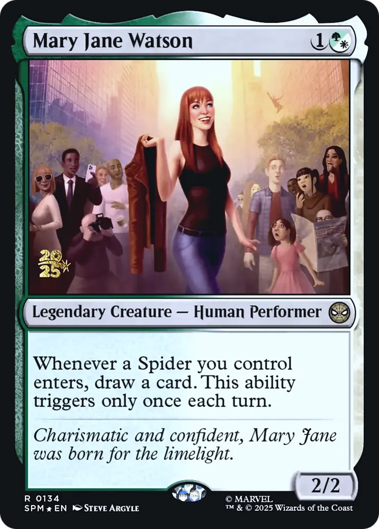 Mary Jane Watson — Marvel's Spider-Man Promos — Magic: The Gathering