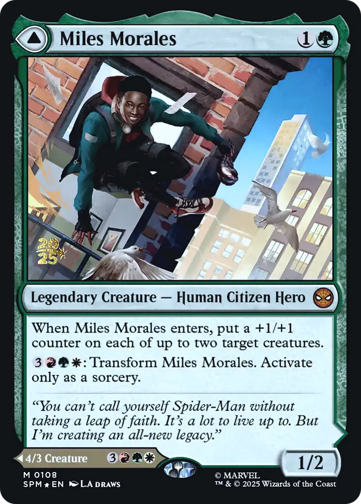 Miles Morales // Ultimate Spider-Man — Marvel's Spider-Man Promos — Magic: The Gathering