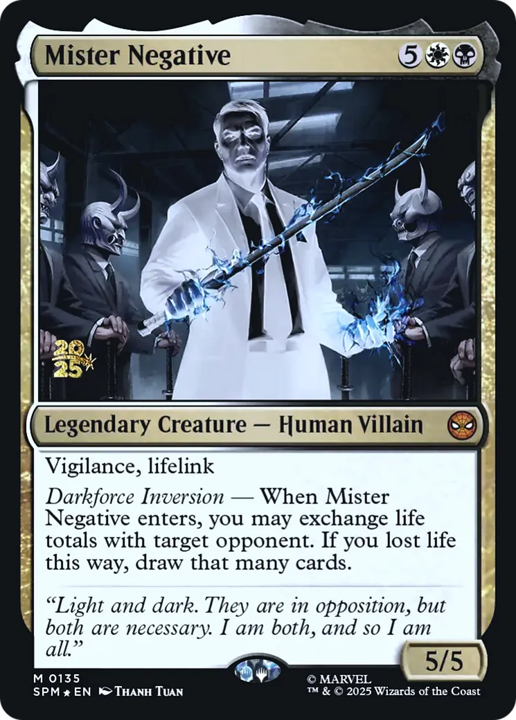Mister Negative — Marvel's Spider-Man Promos — Magic: The Gathering