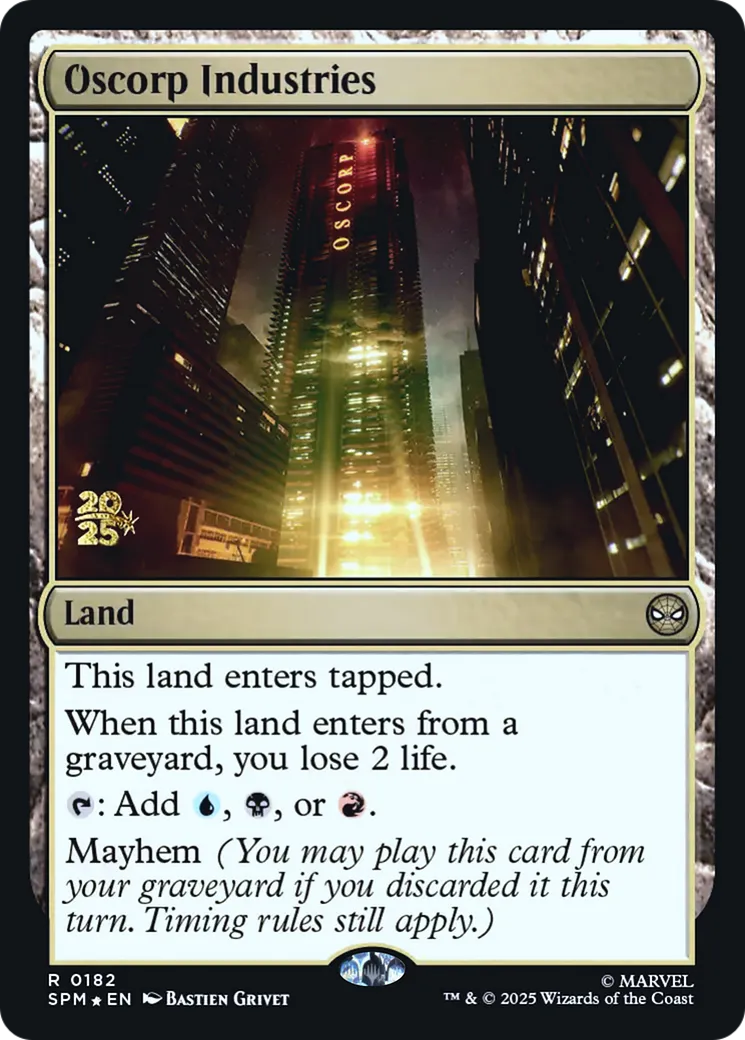 Oscorp Industries — Marvel's Spider-Man Promos — Magic: The Gathering