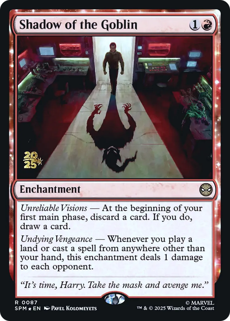 Ombre du Bouffon — Marvel's Spider-Man Promos — Magic: The Gathering