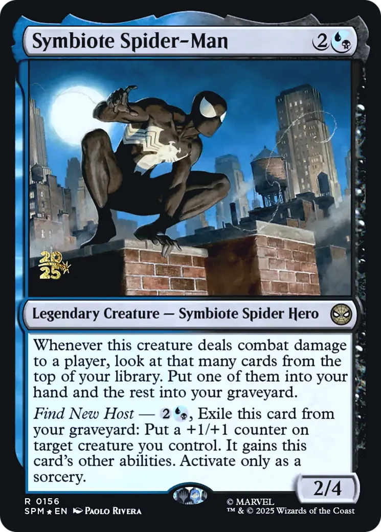 Spider-Man symbiote — Marvel's Spider-Man Promos — Magic: The Gathering
