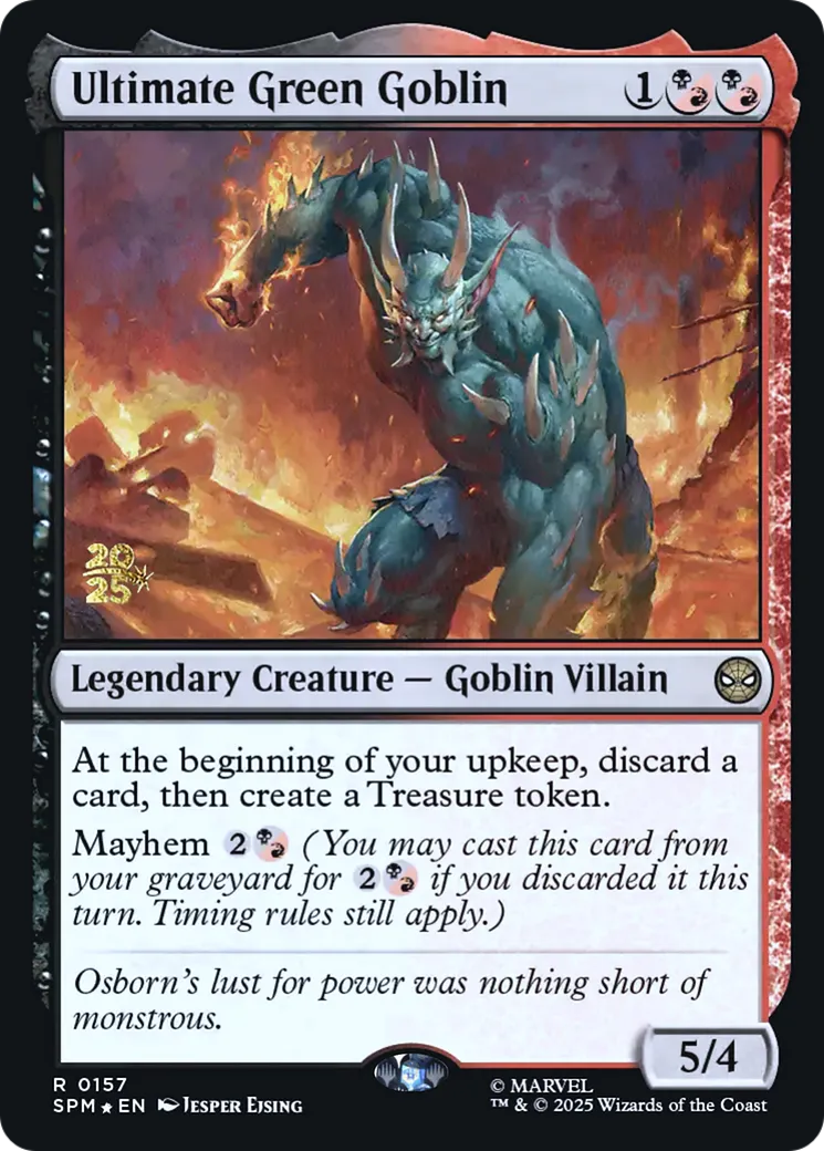 Bouffon vert ultime — Marvel's Spider-Man Promos — Magic: The Gathering