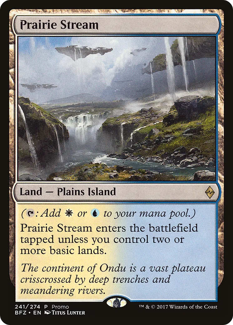 Prairie ruisselante — BFZ Standard Series — Magic: The Gathering