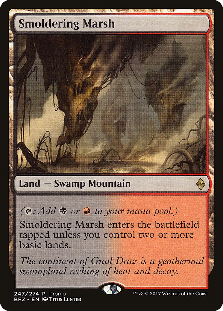 Marécage fumant — BFZ Standard Series — Magic: The Gathering