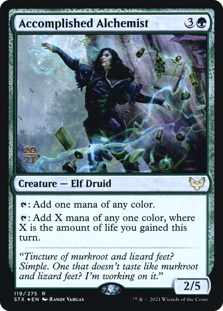 Accomplished Alchemist — Strixhaven: School of Mages Promos — Magic: The Gathering