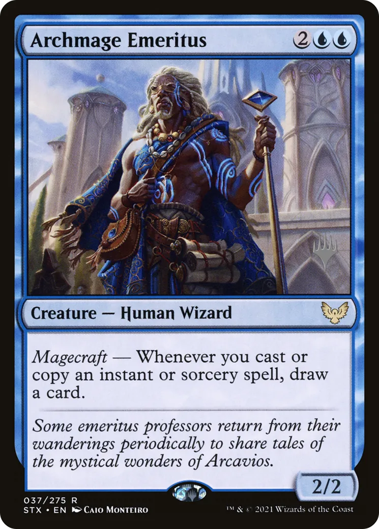 Archimage émérite — Strixhaven: School of Mages Promos — Magic: The Gathering