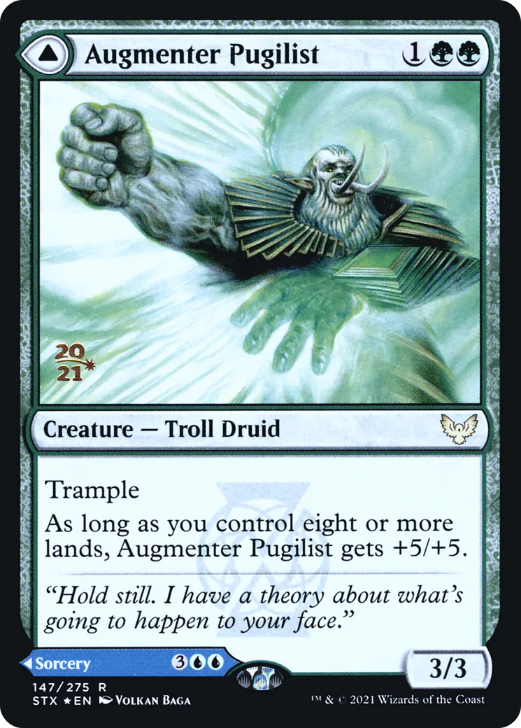 Pugiliste amplificateur // Équation résonnante — Strixhaven: School of Mages Promos — Magic: The Gathering