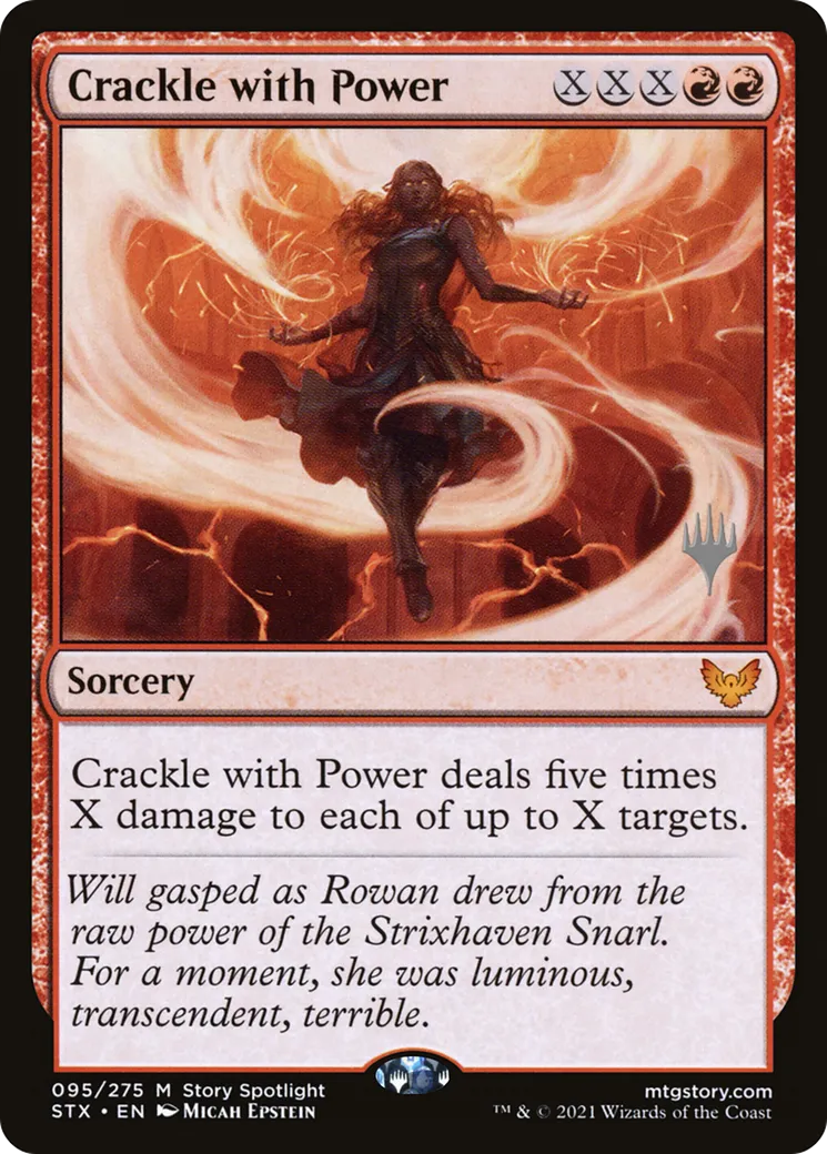 Crackle with Power — Strixhaven: School of Mages Promos — Magic: The Gathering