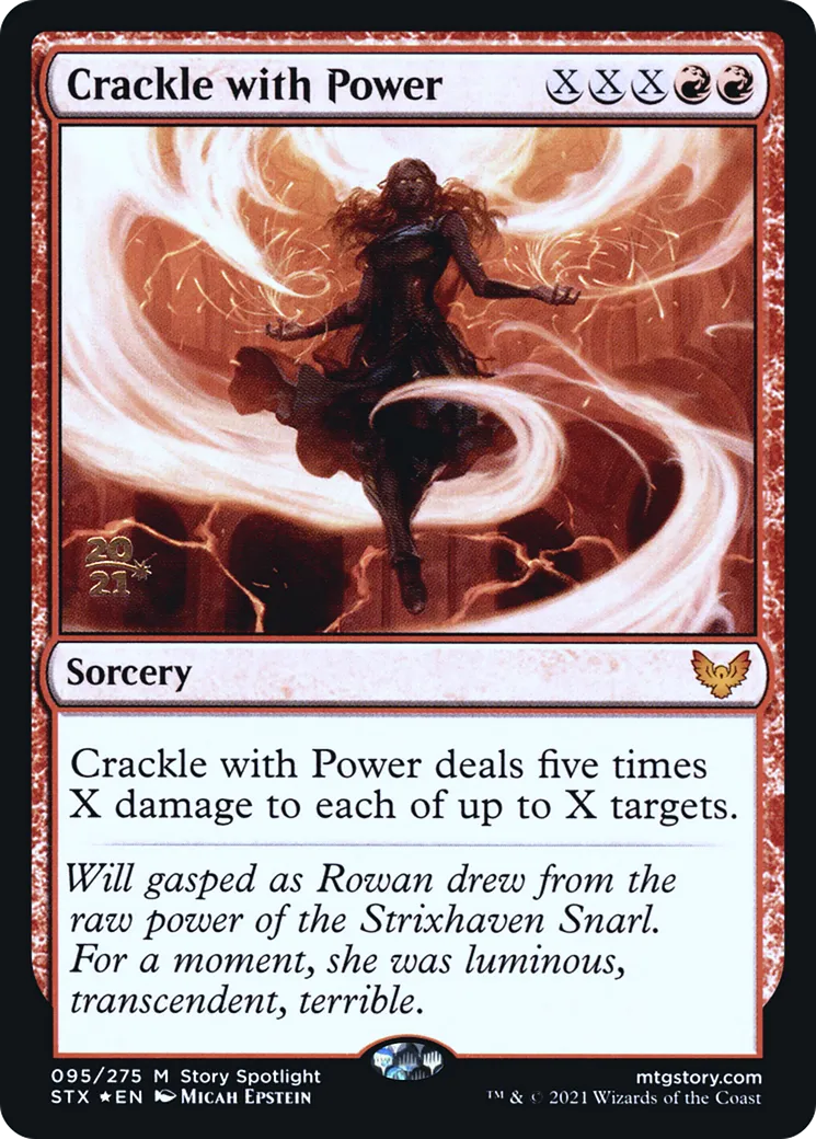 Crackle with Power — Strixhaven: School of Mages Promos — Magic: The Gathering