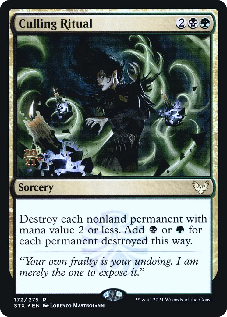Rituel sacrificiel — Strixhaven: School of Mages Promos — Magic: The Gathering