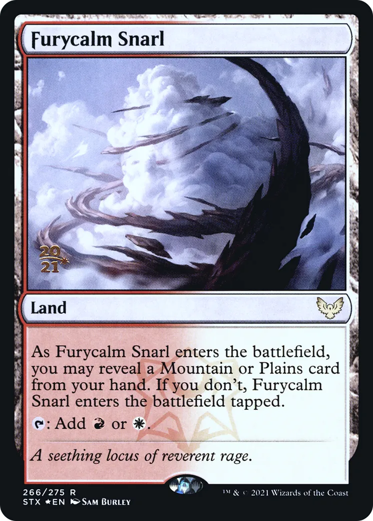 Furycalm Snarl — Strixhaven: School of Mages Promos — Magic: The Gathering