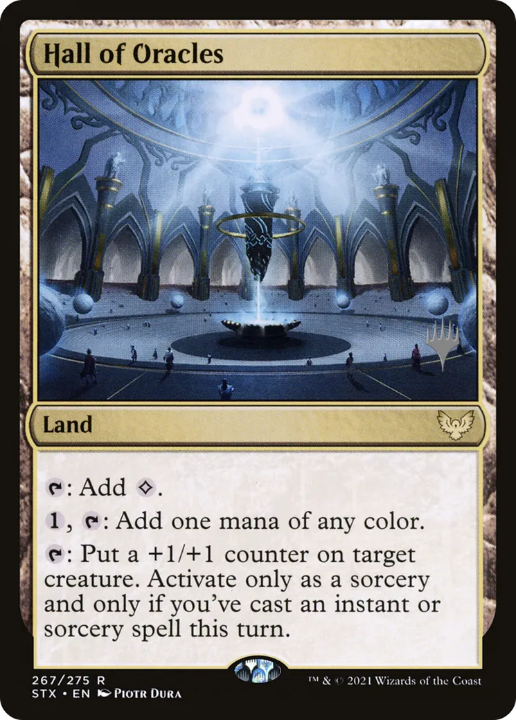 Hall of Oracles from Strixhaven: School of Mages Promos - Magic: The Gathering